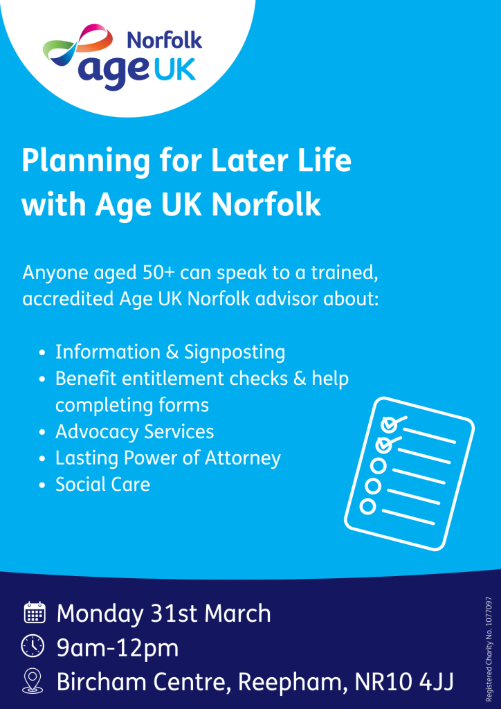 Poster for Age UK